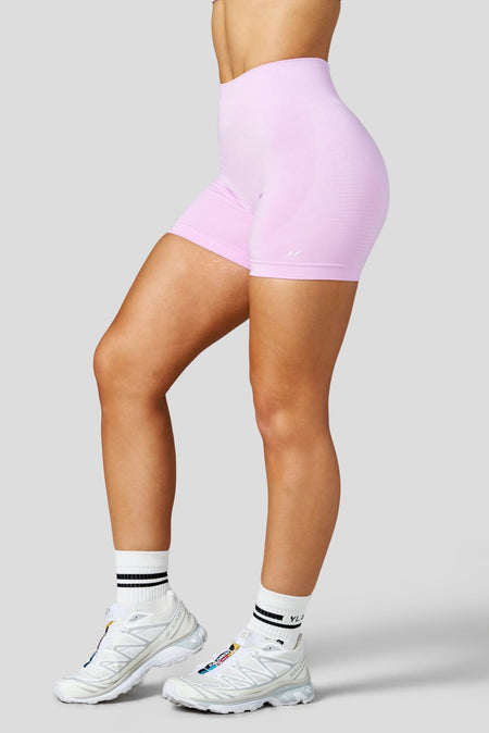 W1166 - Pulse Seamless Scrunch Shorts - Pink