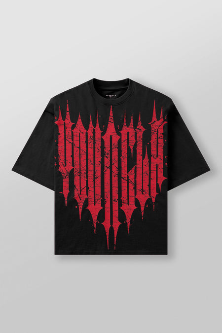 4156 - Revenge Tees Spring '25 - Black Red Wash