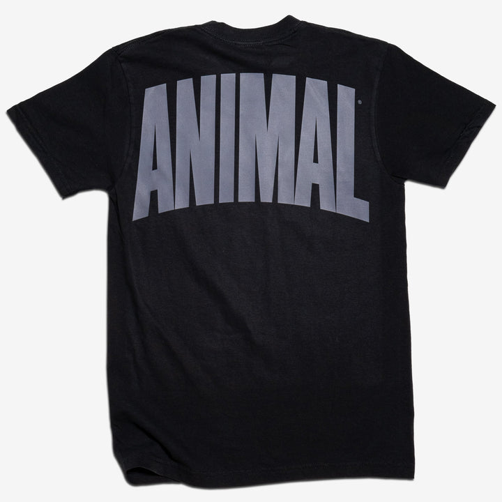 ANIMAL ARC OVERSIZED TEE BLACK