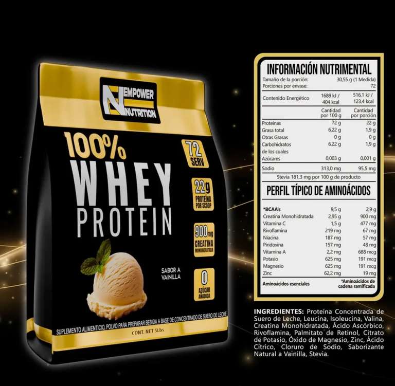 100% WHEY 5 LBS