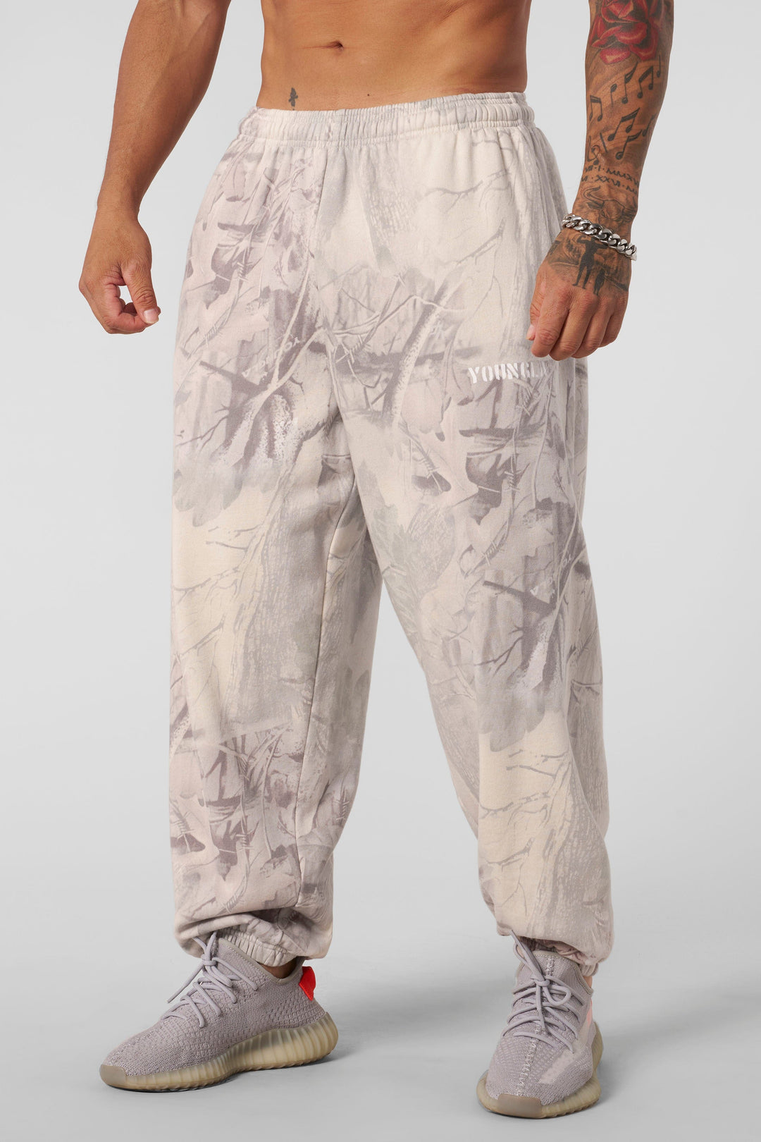 Tree Camo Collection - Baggy Joggers - Desert Tan Tree Camo