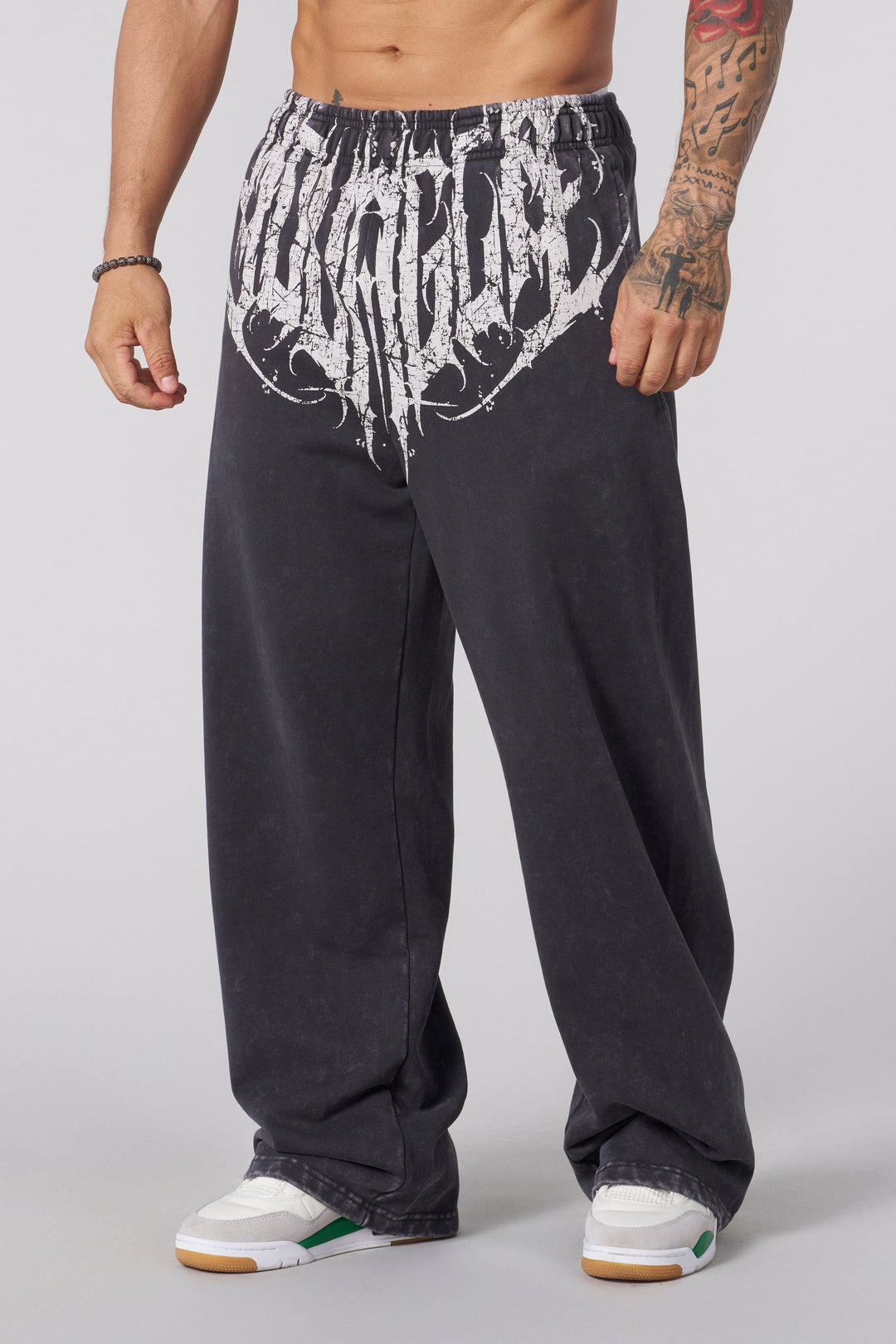 Dark Wave Joggers - Charcoal Wash