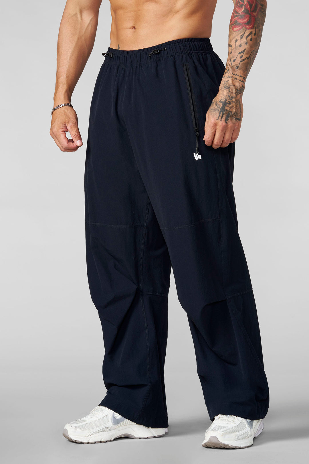 Washed Training Pants - Black