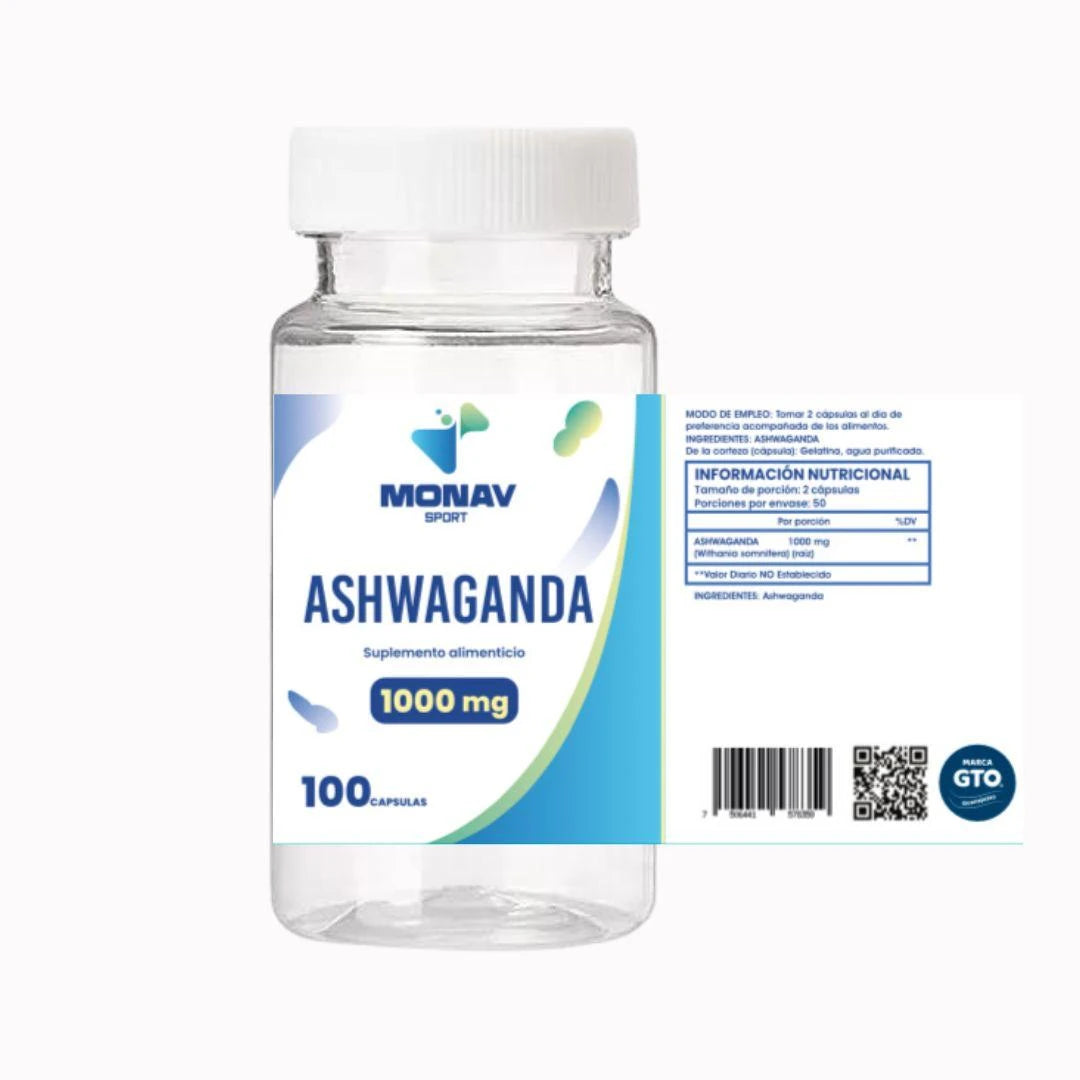 ASHWAGANDA 1000 MG 100 CAPS