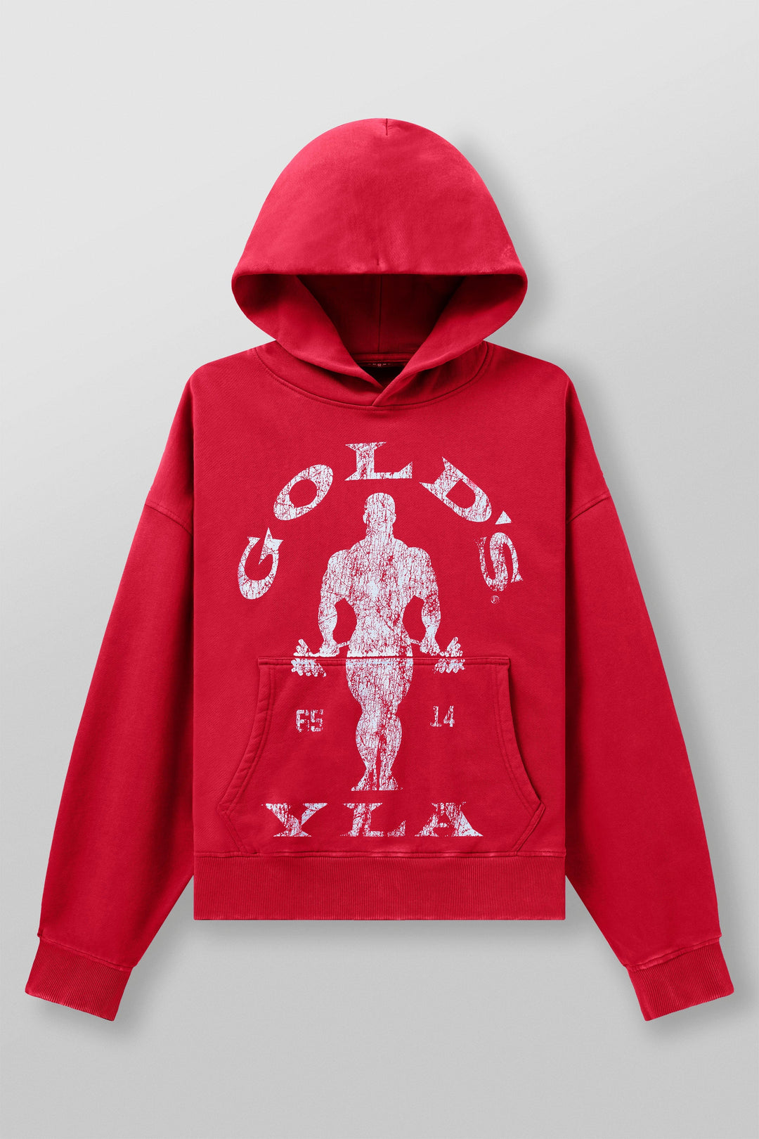 Golds Gym Classic Pullovers - Red Wash