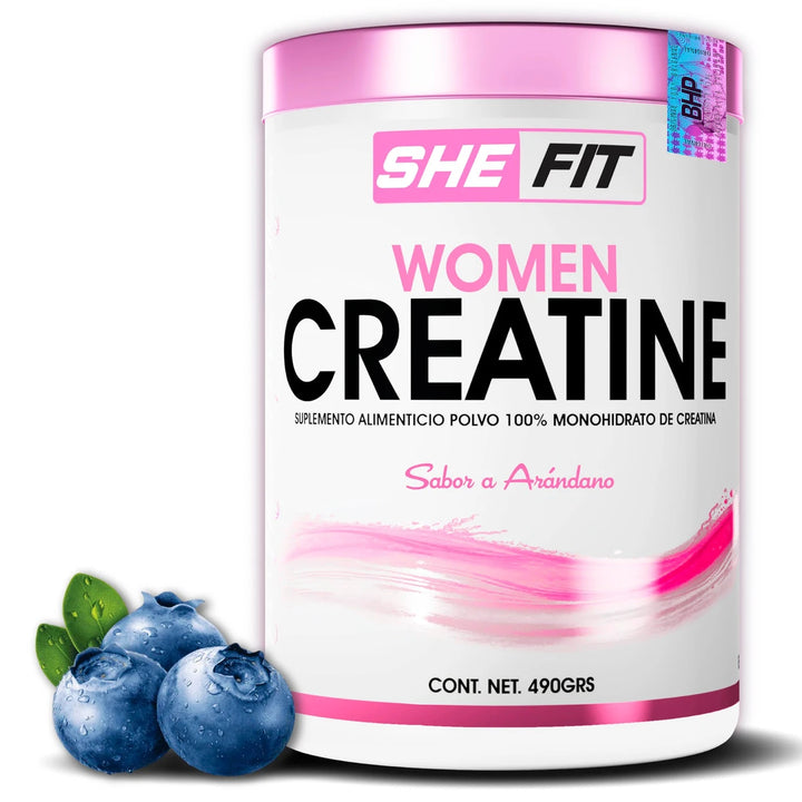 SHE FIT WOMEN CREATINE 490 GRS ARANDANO