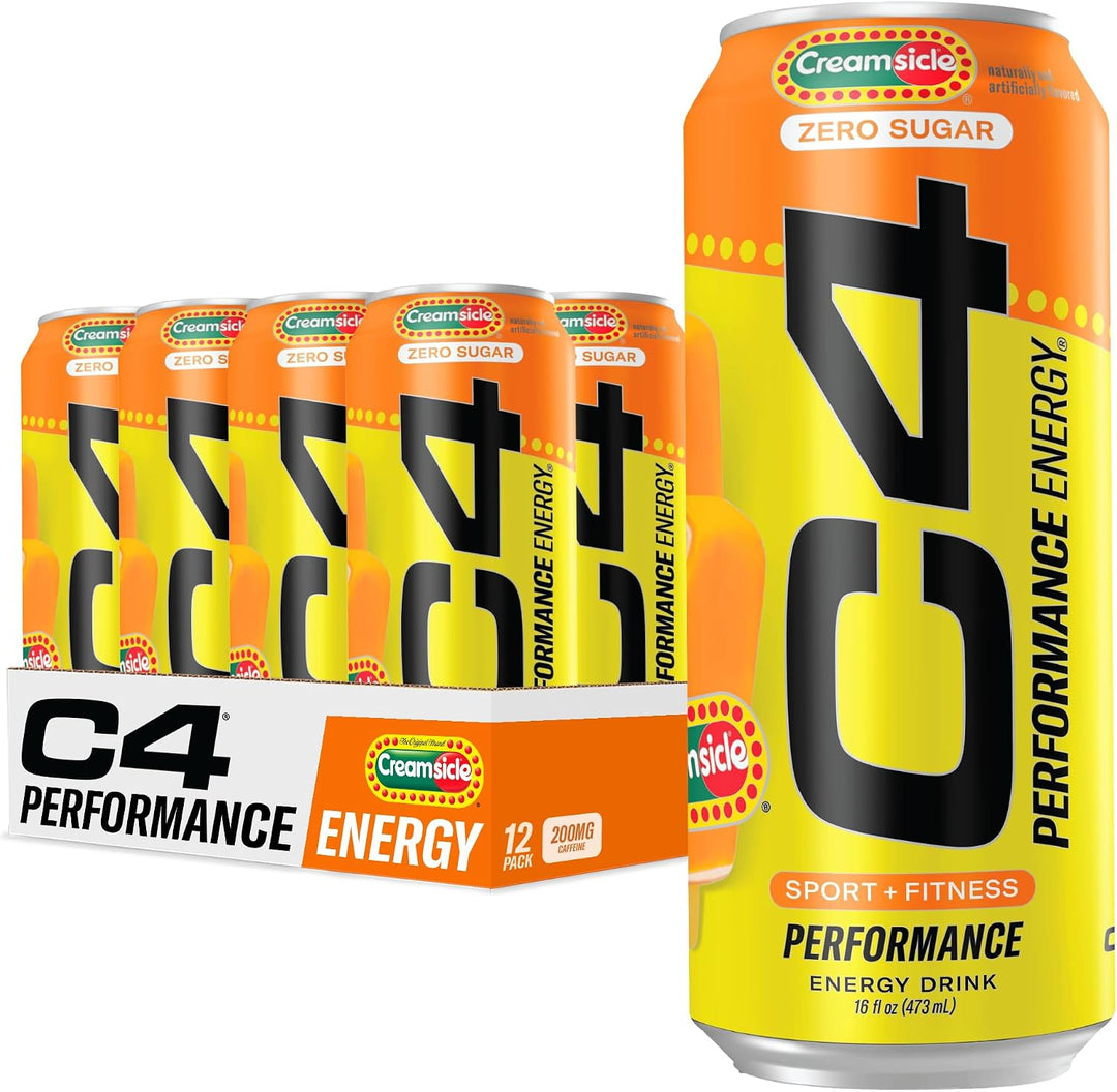 C4 ENERGY CRB 16OZ 12PK ORANGE CRAMSICLE
