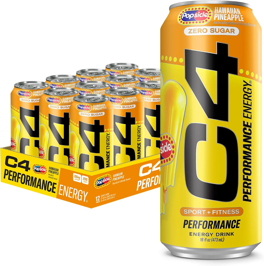 C4 ENERGY CRB 16OZ 12PK HAWAIIAN PINEAPPLE