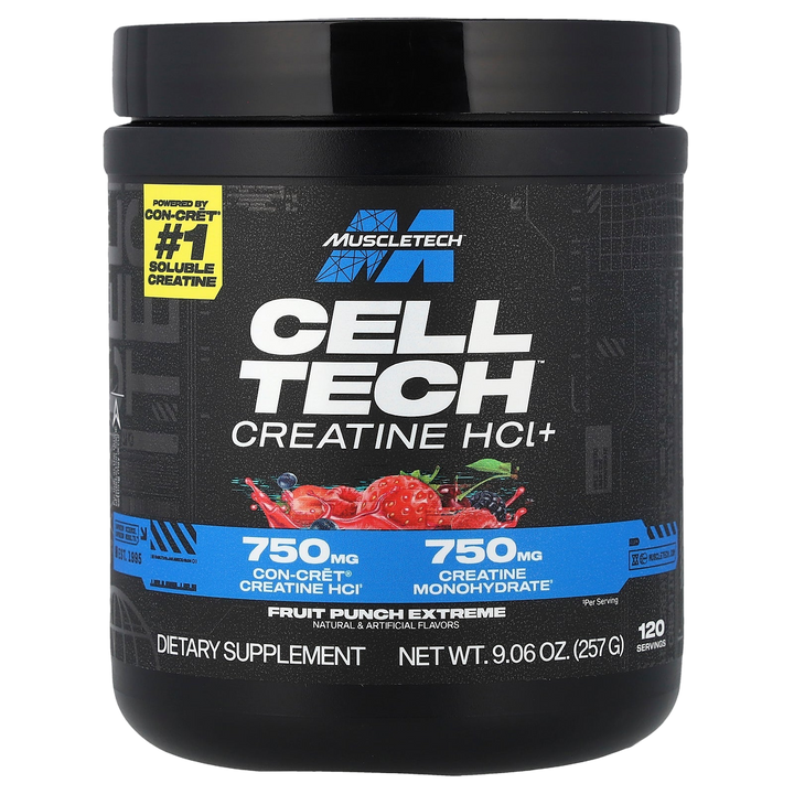 CELL TECH CREATINE HCI+ 120 SERV