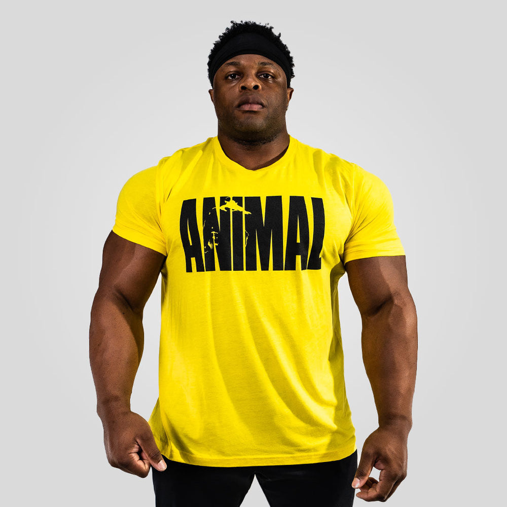 ANIMAL PROMOTIONAL TEE YELLOW XL