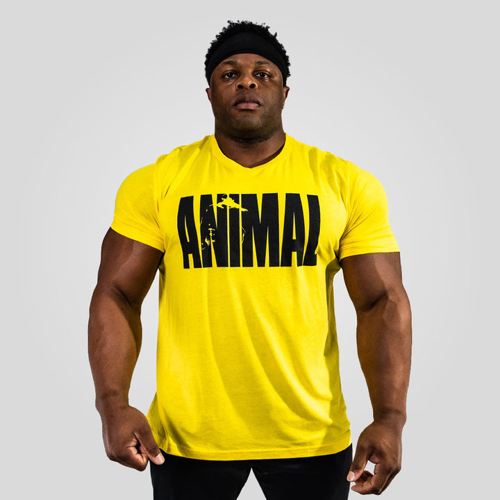 ANIMAL PROMOTIONAL TEE YELLOW XL