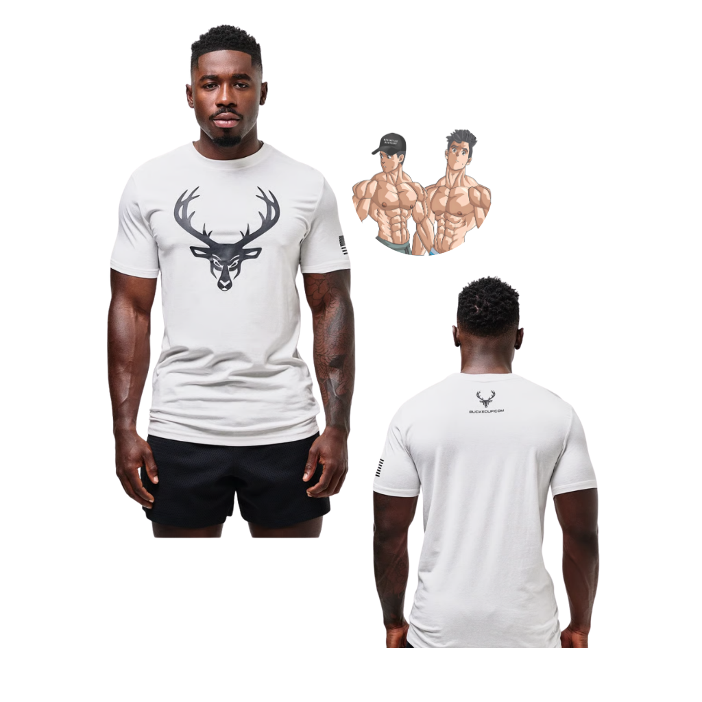 ROPA FLAG T-SHIRT WHITE/BLACK LOGO