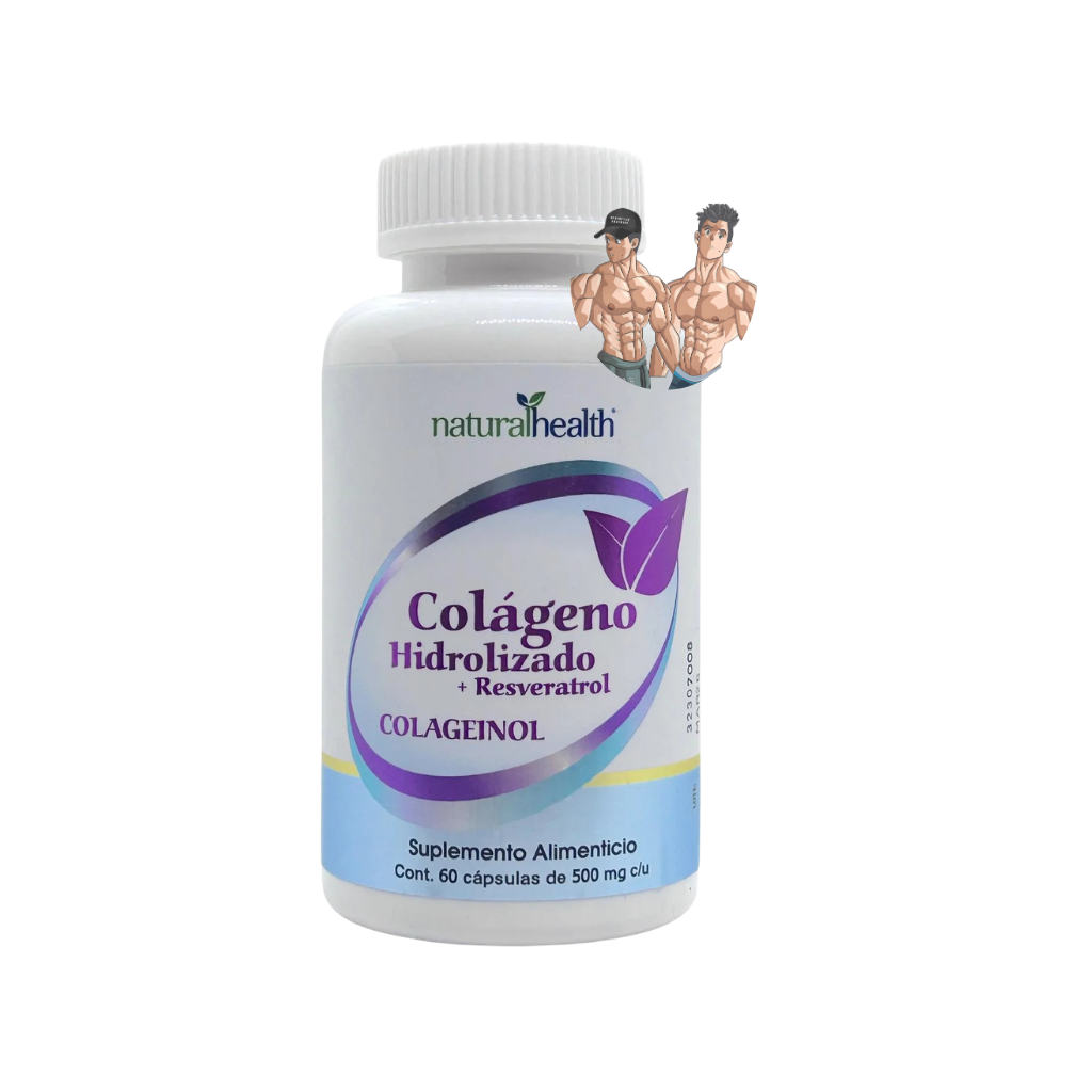 COLAGENO HIDROLIZADO + RESVERATROL 500MG 60 CAPS LINEA BLANCA