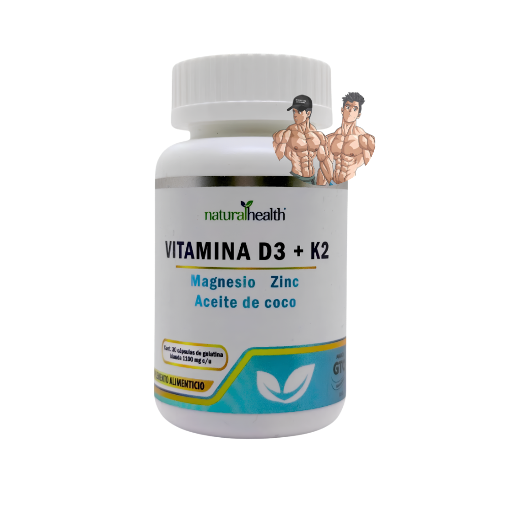 VITAMINA D3 + K2 30 CAPS LINEA BLANCA