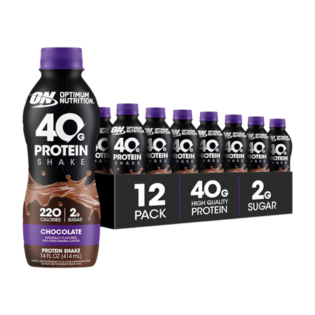 GOLD STD 40 GRS PROTEIN SHAKE 14OZ 12 PACK