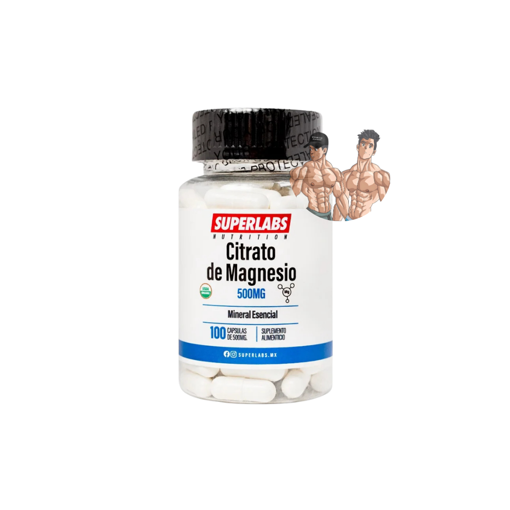 CITRATO DE MAGNESIO 500 MG 100 CAPSULAS