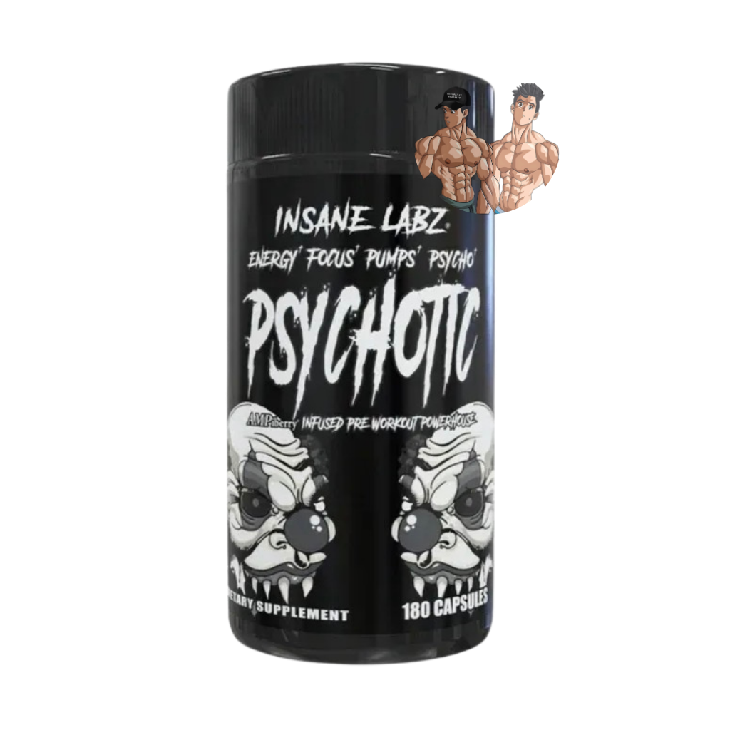 INSANE PSYCHOTIC BLACK 180 CAPSULES