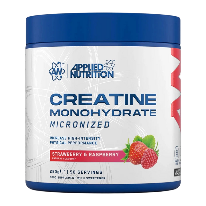 CREATINE MONOHYDRATE POWDER 250 GR - STRAWBERRY & RASPBERRY