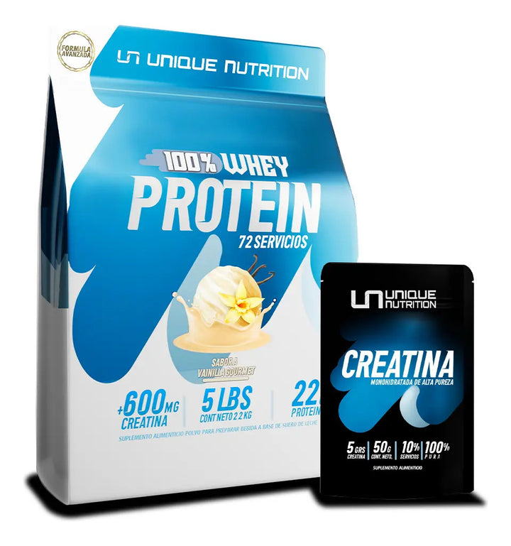 BAG 100% WHEY PROTEIN 5 LBS VAINILLA GOURMET