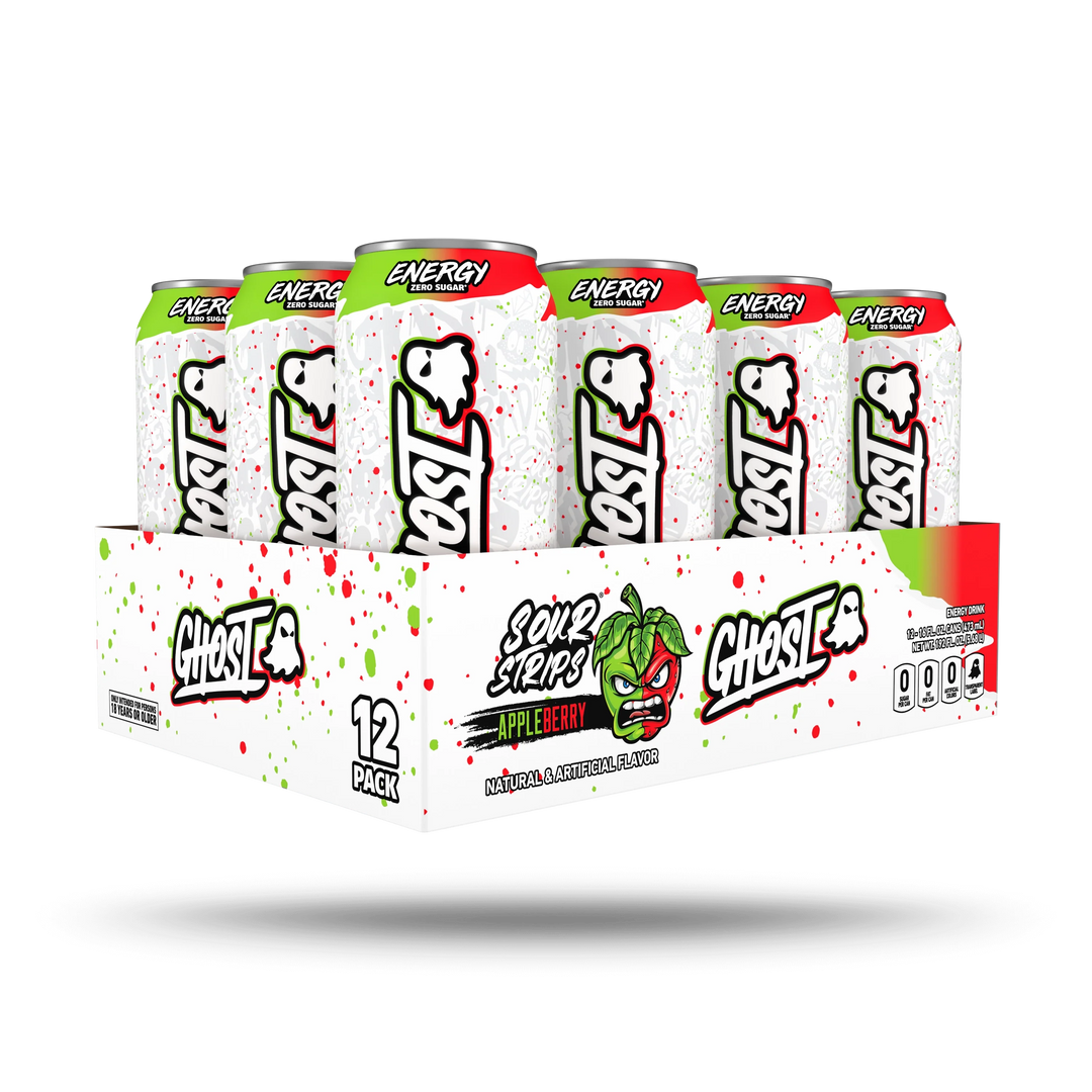 ENERGY 16 OZ 12 PK SOUR STRIPS APPLEBERRY