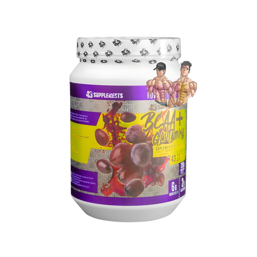 BCAAS + GLUTAMINA 750 GRS