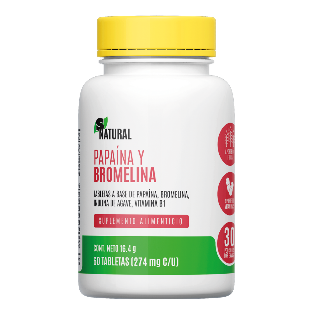 PAPAÍNA Y BROMELINA 274 MG 60 TABS