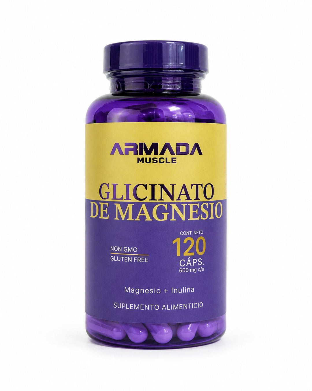 GLICINATO DE MAGNESIO 600 MG 120 CAPS