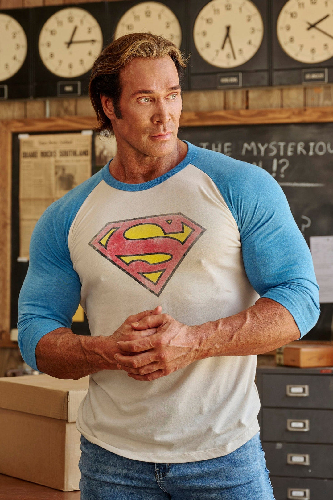 Superman 3/4 Raglan Shirts