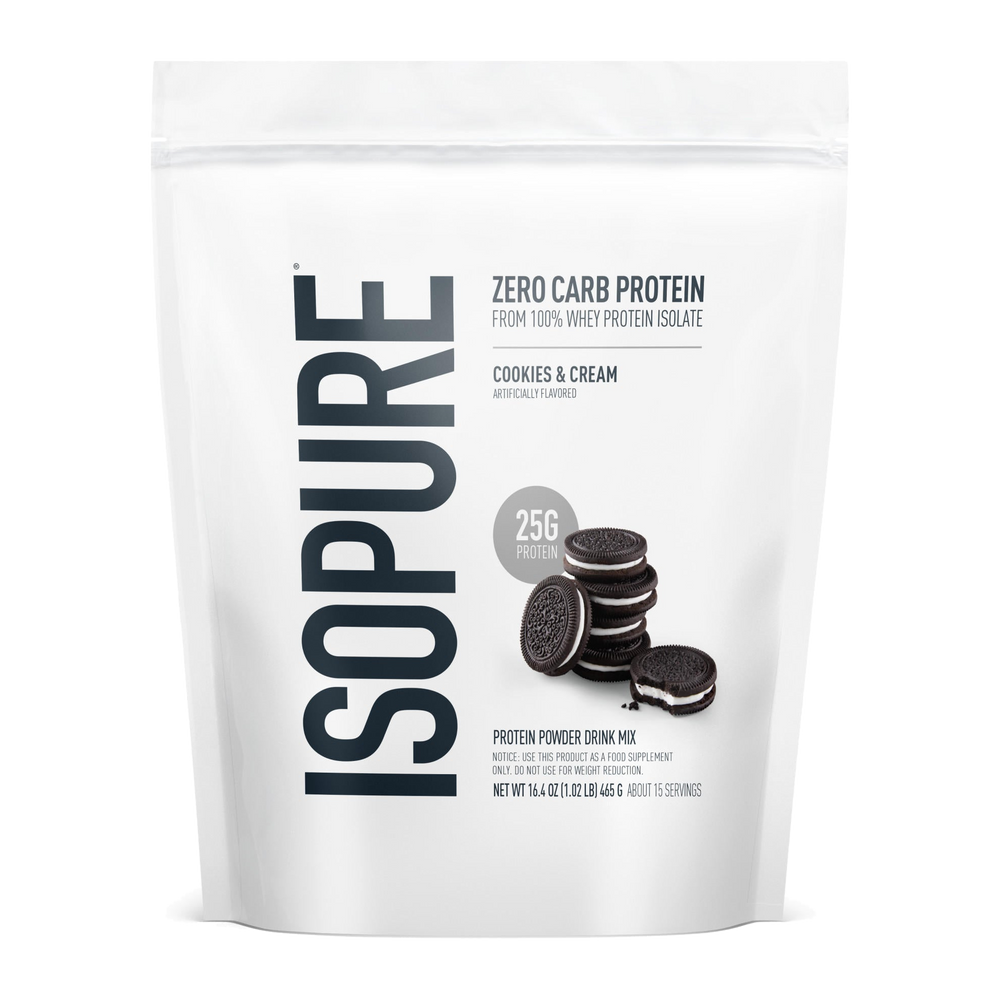 ISOPURE ZERO CARB 1 LB (454 grs) - COOKIES & CREAM