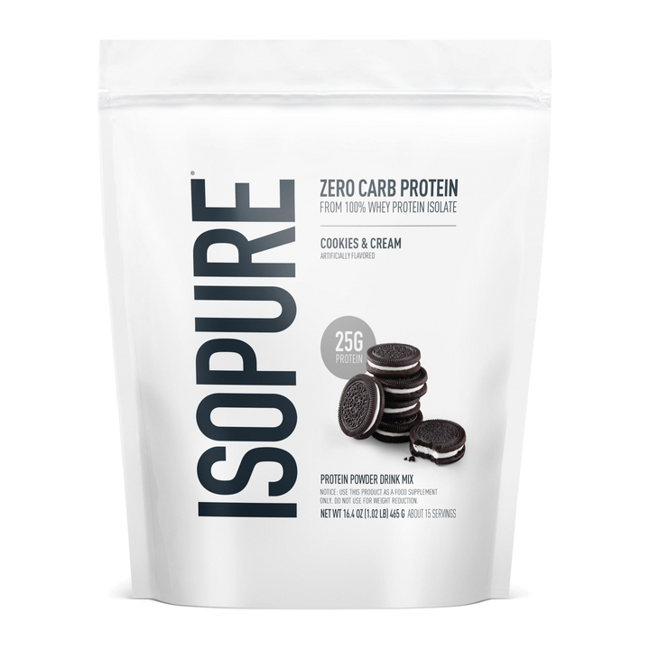 ISOPURE ZERO CARB 1 LB (454 grs) - COOKIES & CREAM
