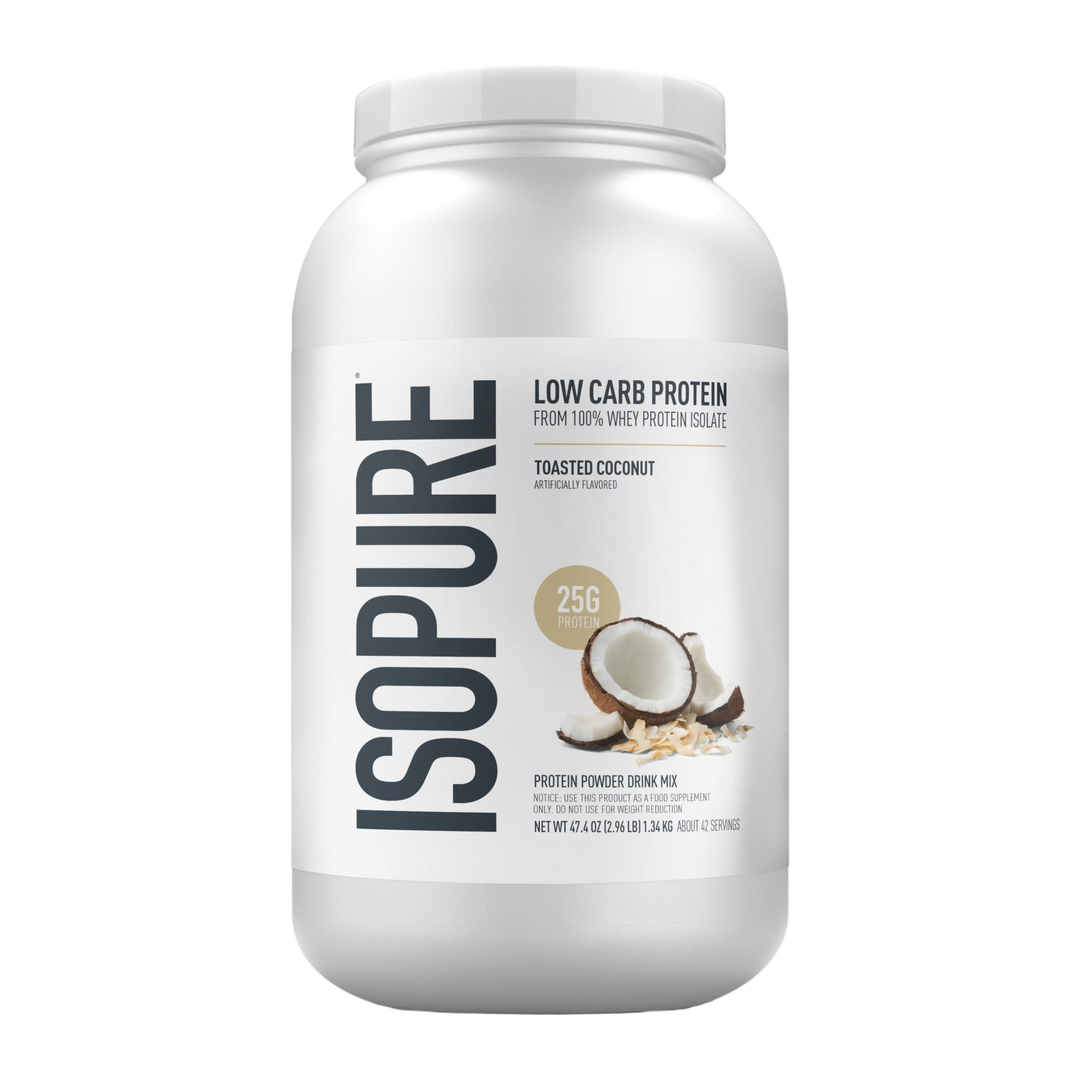 ISOPURE LOW CARB 3 LB - TOASTED COCONUT