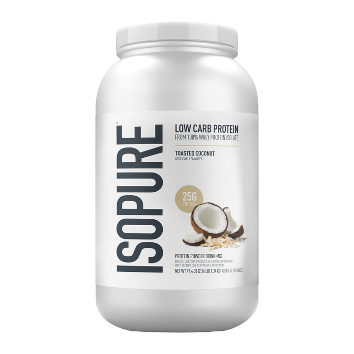 ISOPURE LOW CARB 3 LB - TOASTED COCONUT