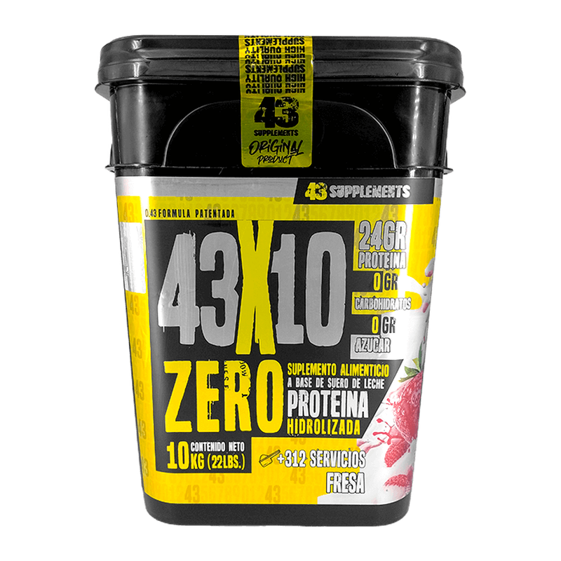 ZERO PROTEIN CUBETA 10 KG - FRESA