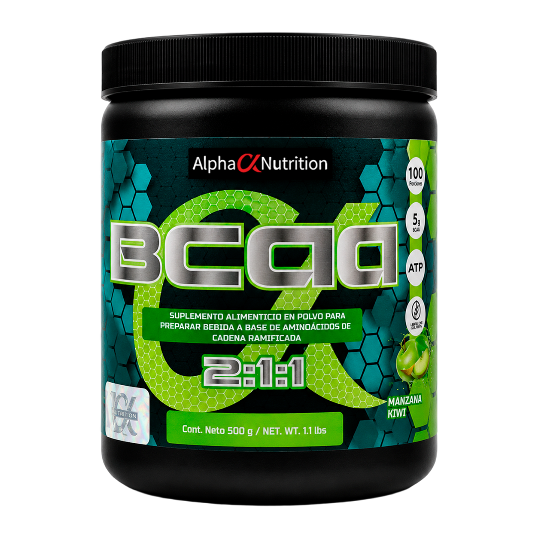 BCAA 2.1.1 500 GRS - MANZANA KIWI