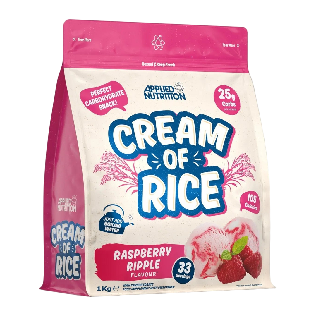CREAM OF RICE 1KG - RASPBERRY RIPPLE