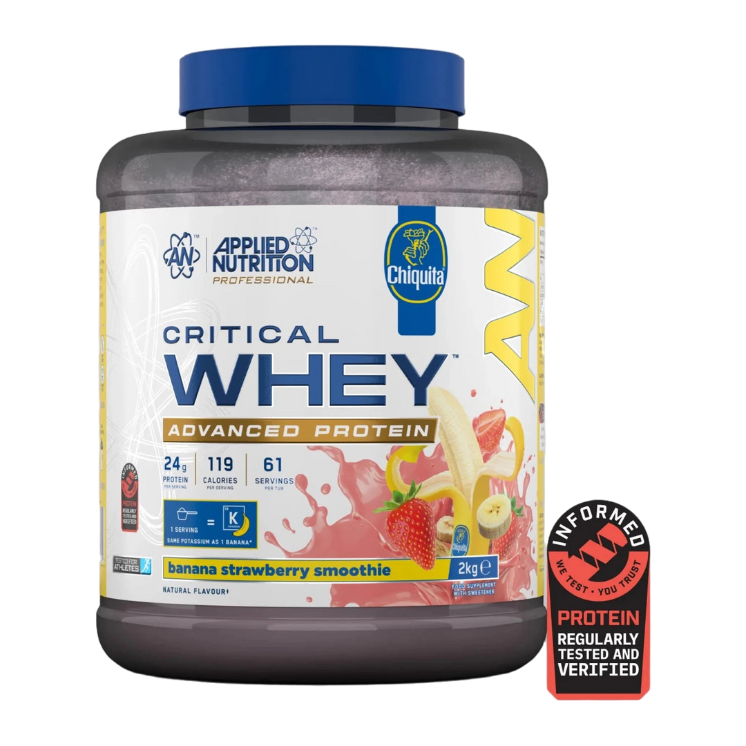 CRITICAL WHEY 2 KG - CHIQUITA BANANA STRAWBERRY SMOOTHIE