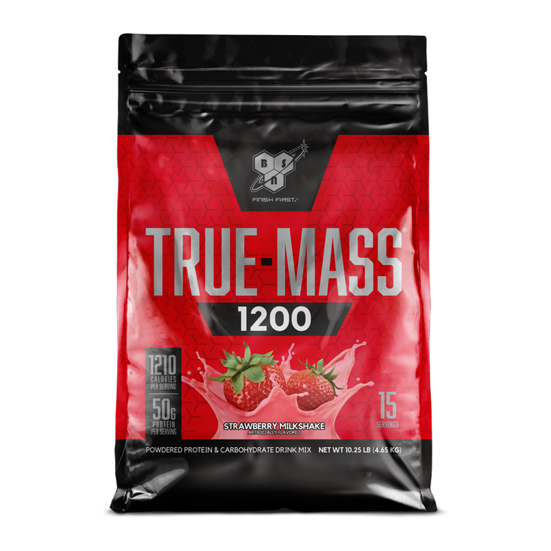 TRUE MASS 1200 10 LBS - STRAWBERRY MILKSHAKE