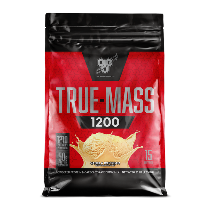 TRUE MASS 1200 10 LBS - VANILLA ICE CREAM