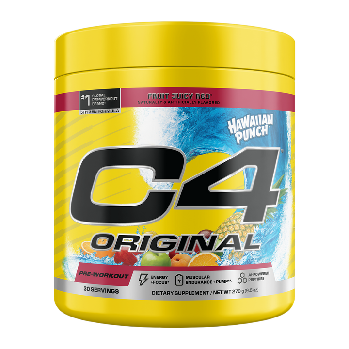 C4 ORIGINAL 30 SERV - HAWAIIAN PUNCH FRUIT JUICY RED