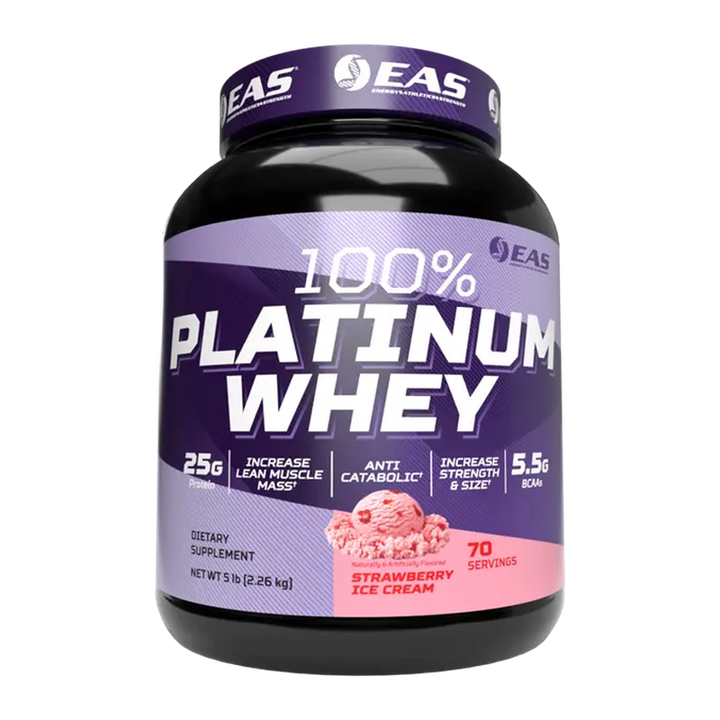 PLATINUM WHEY 5 LBS - STRAWBERRY ICE CREAM
