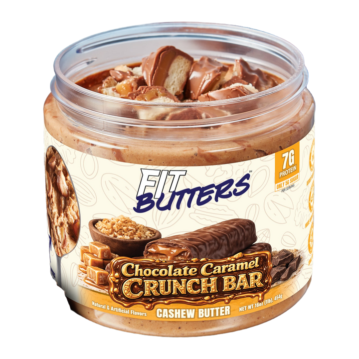 FIT BUTTERS 454 GRS - CHOCOLATE CARAMEL CRUNCH BAR
