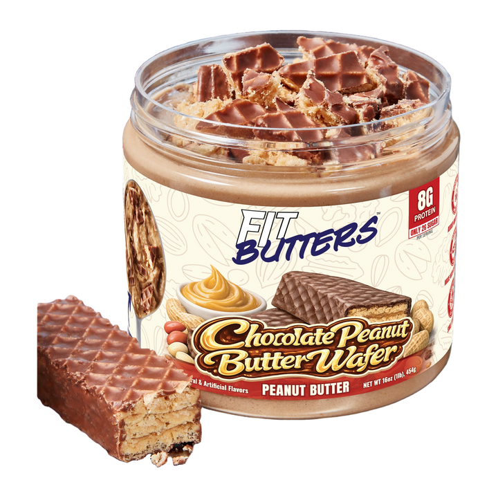 FIT BUTTERS 454 GRS - CHOCOLATE PEANUT BUTTER WAFER PEANUT BUTTER