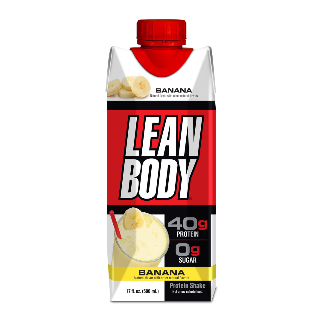 LEAN BODY 17 OZ 12 BOTTLE - BANANA