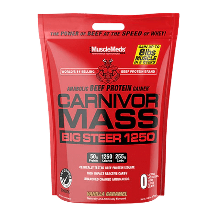 CARNIVOR MASS BIG STEER BAG 15 LBS - VANILLA CARAMEL
