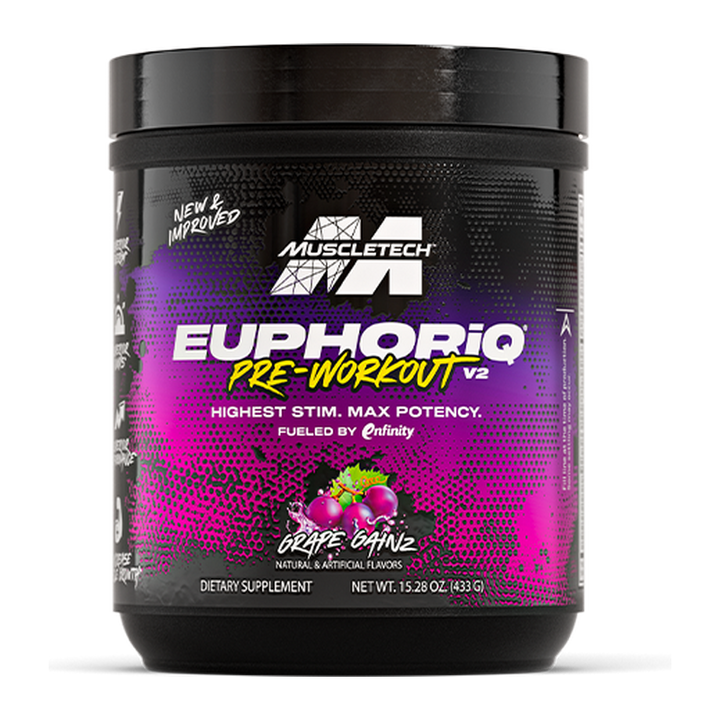 EUPHORIQ PREWORKOUT 20 SERV - GRAPE GAINZ
