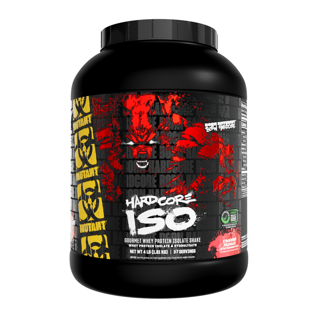 HARDCORE ISO 4 LBS - STRAWBERRY MILKSHAKE