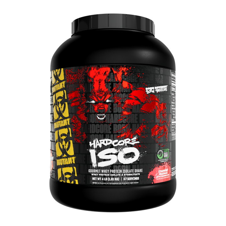 HARDCORE ISO 4 LBS - STRAWBERRY MILKSHAKE