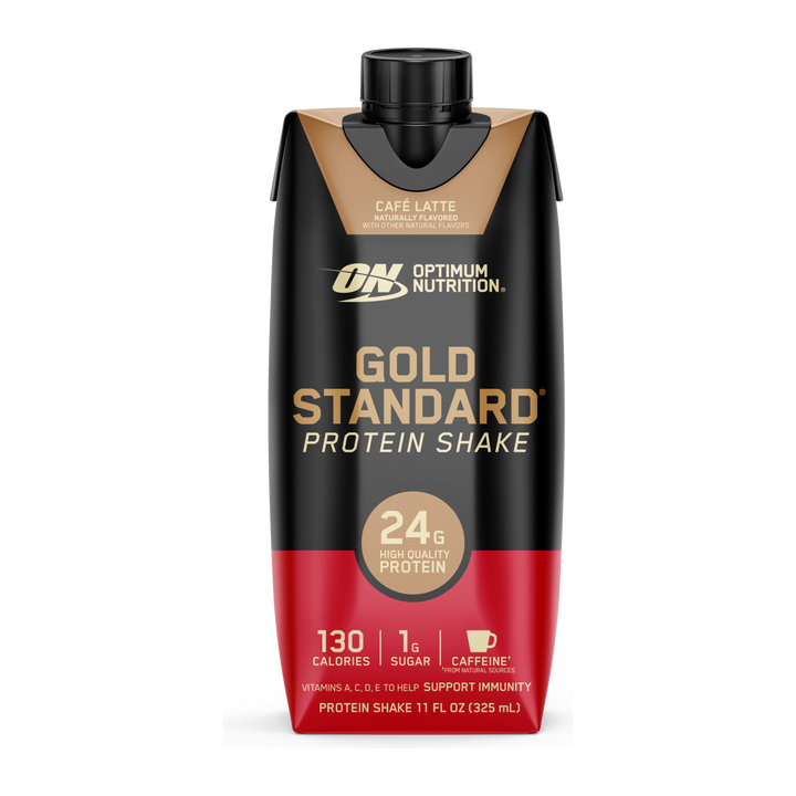 GOLD STD PROTEIN SHAKE 325 ML 12 PACK - CAFE LATTE