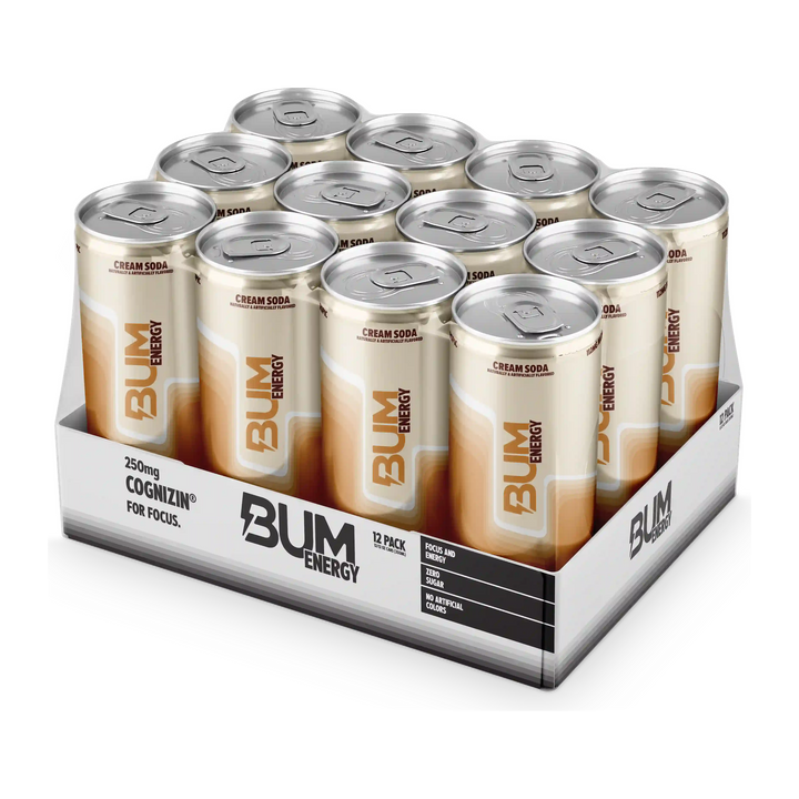 BUM ENERGY DRINK 12 OZ/12 PACK - CREAM SODA