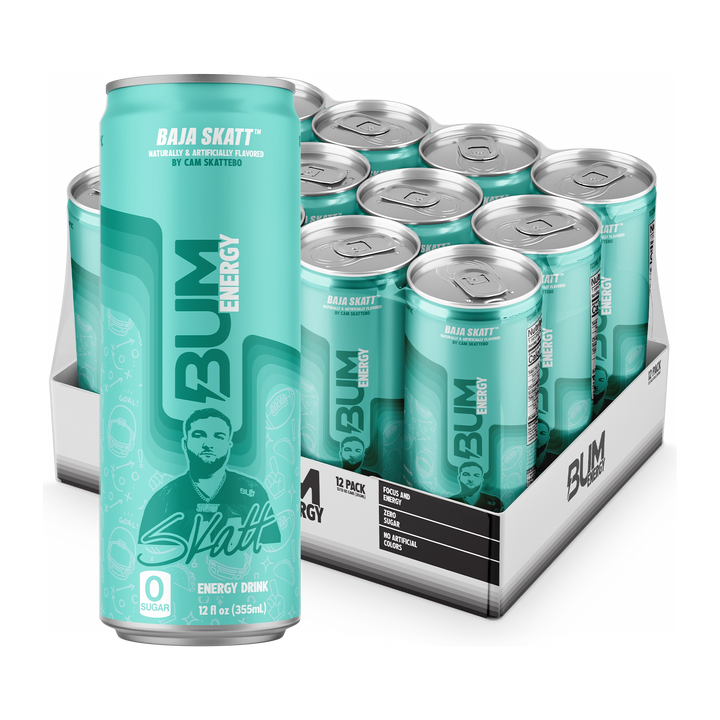 BUM ENERGY DRINK 12 OZ/12 PACK - BAJA SKATT